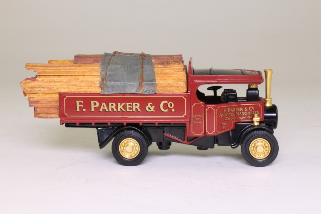 Matchbox Collectibles YY027/SC; 1922 Foden Steam Wagon; F Parker & Co, Ancoats, Manchester
